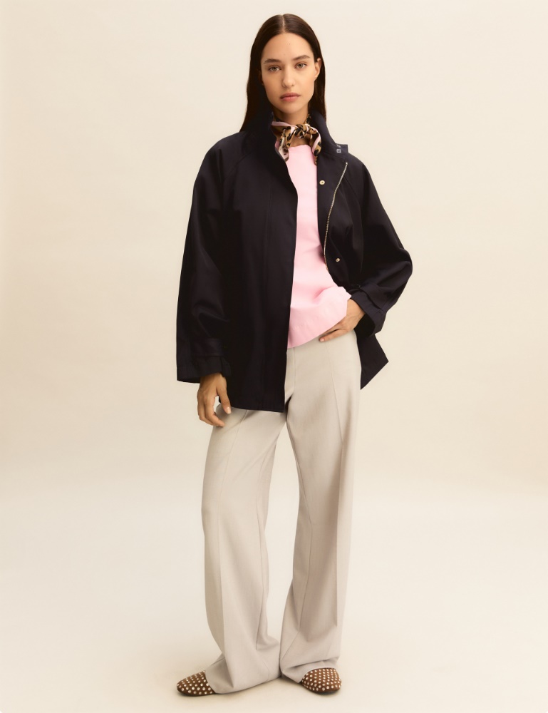 T-shirt in jersey con foulard - Emme - 2