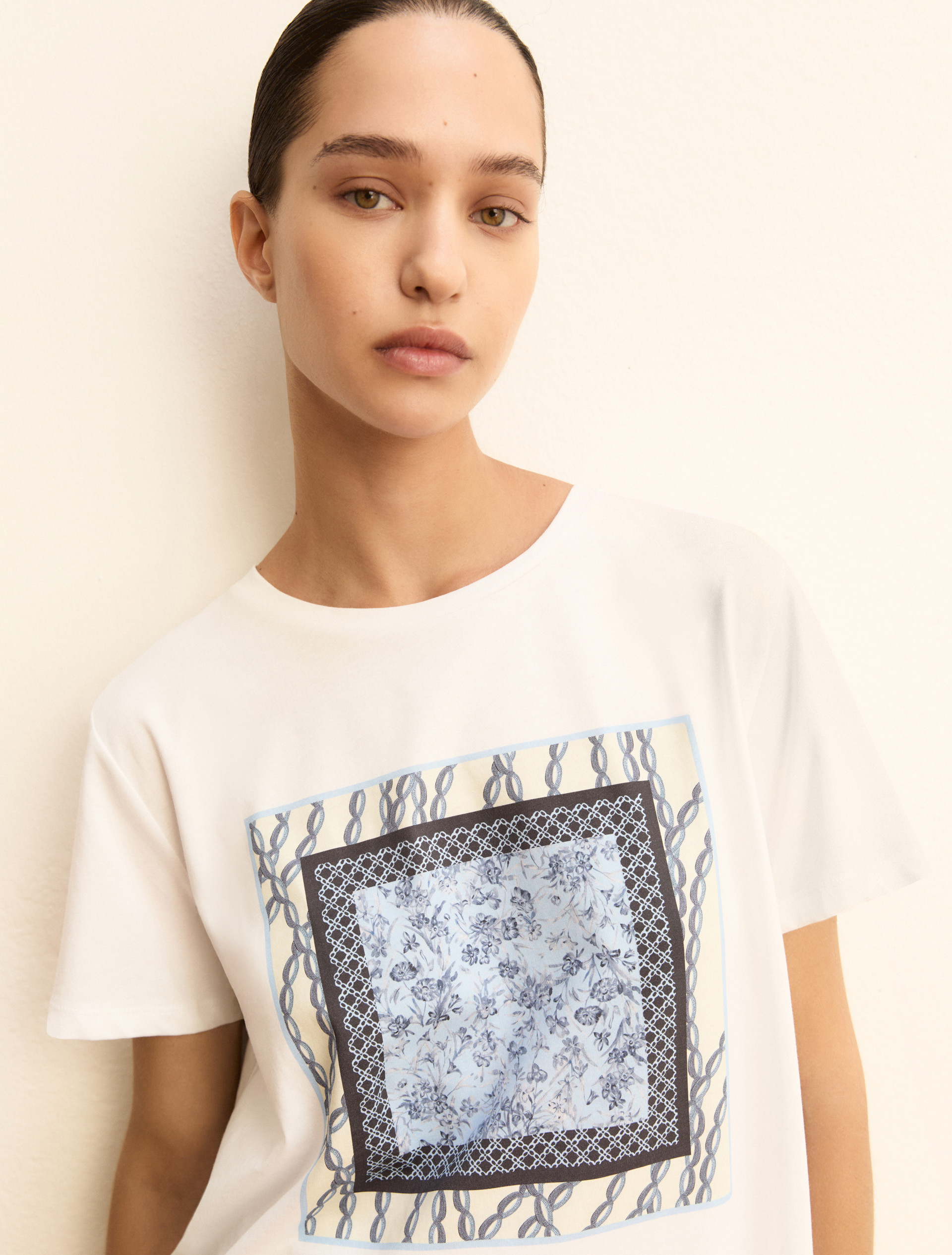 Print T-shirt - NAVY - Emme - 3