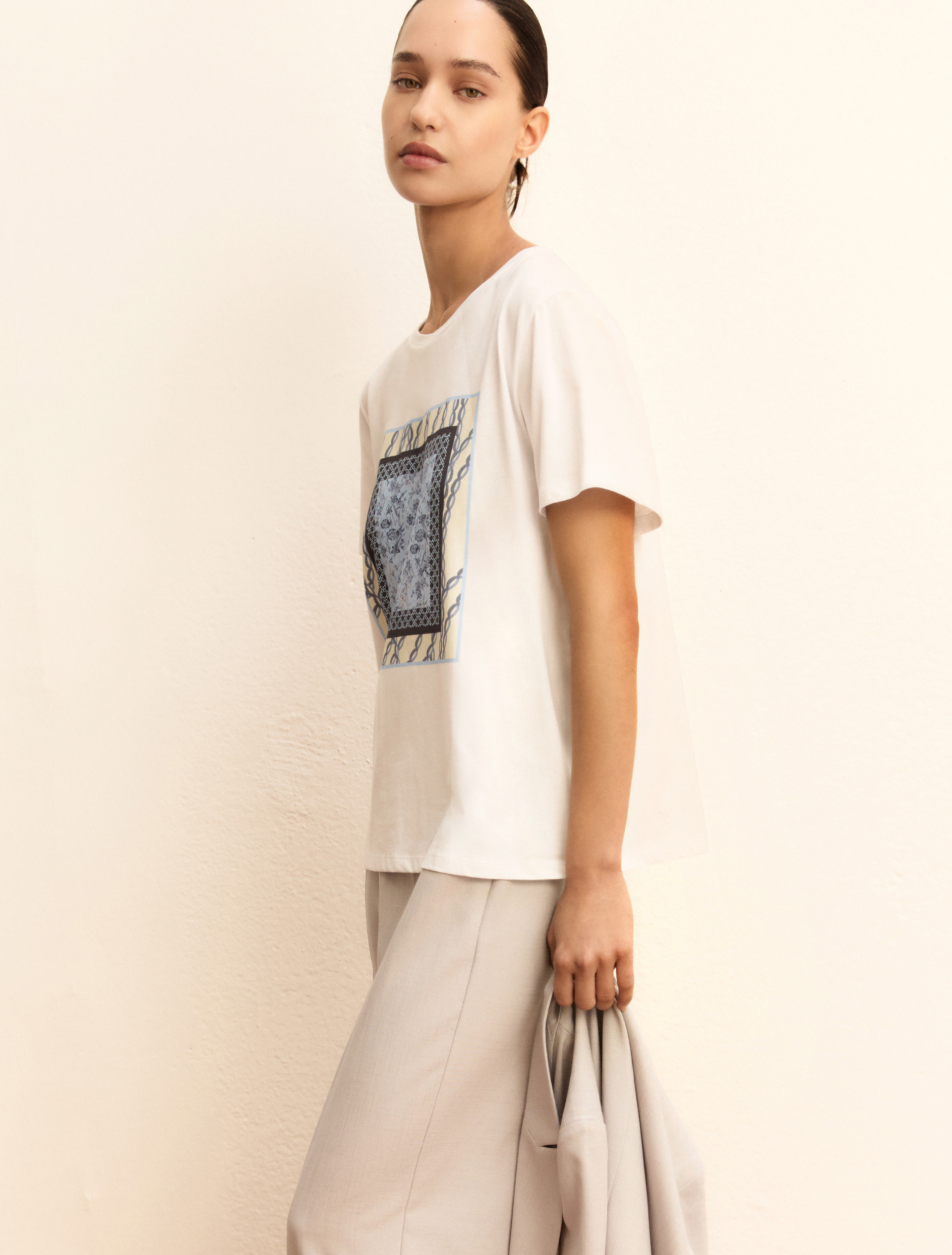 Print T-shirt - NAVY - Emme - 4