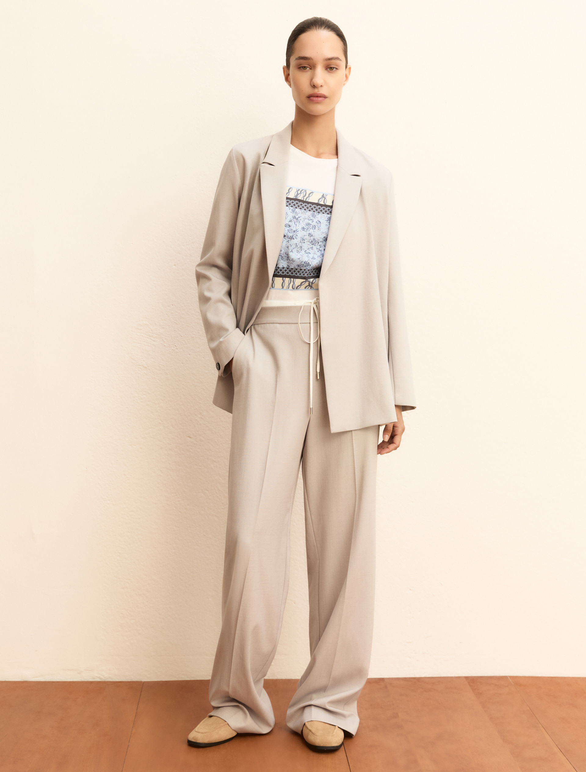 Print T-shirt - NAVY - Emme - 1