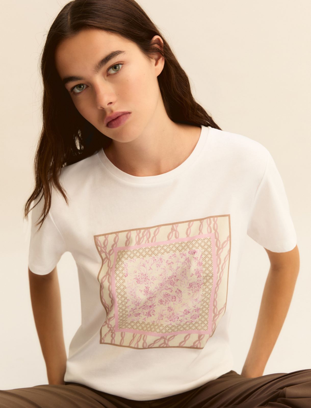 Print T-shirt - PINK - Emme - 4