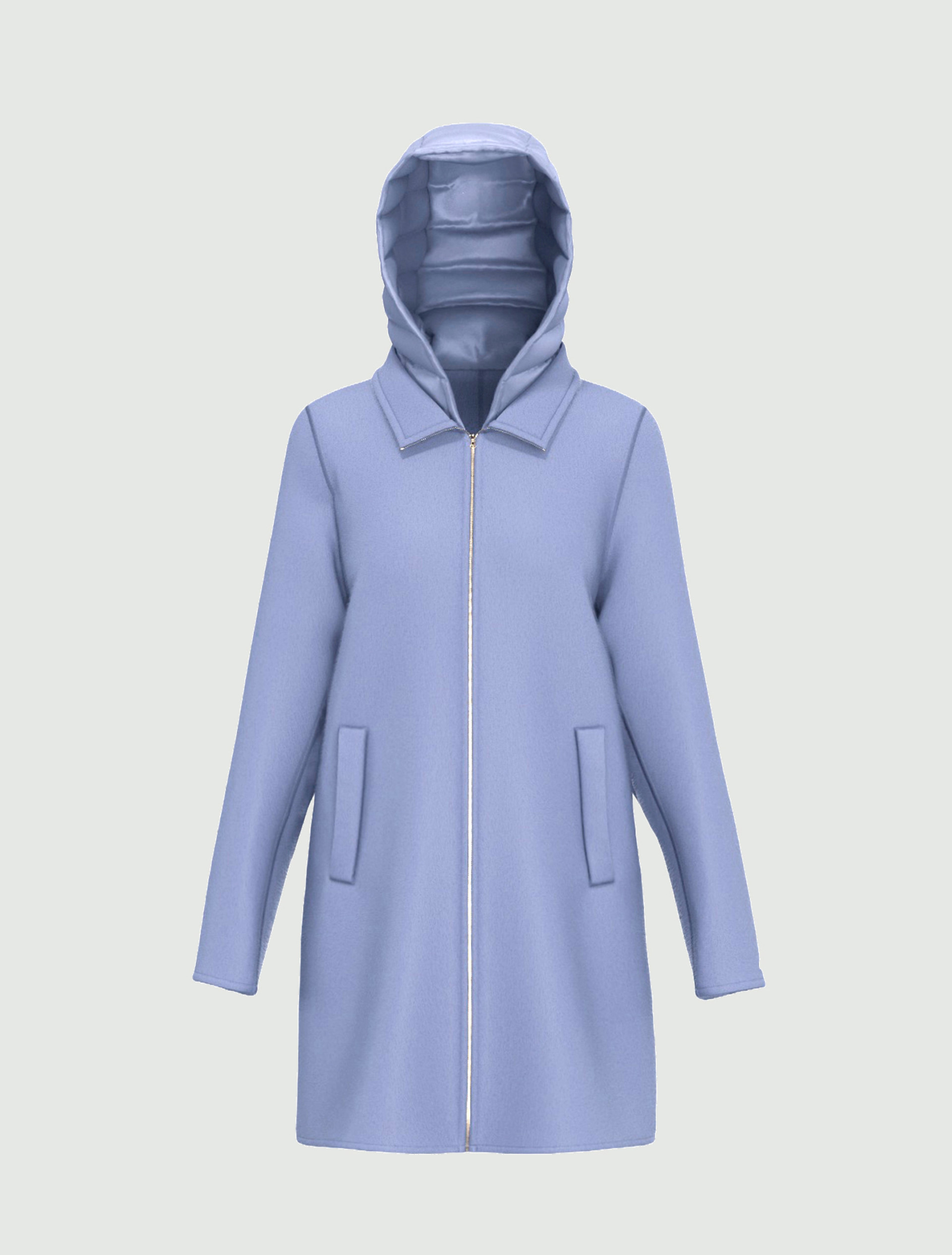 Double-sided fabric coat - HYDRANGEA - Emme - 6