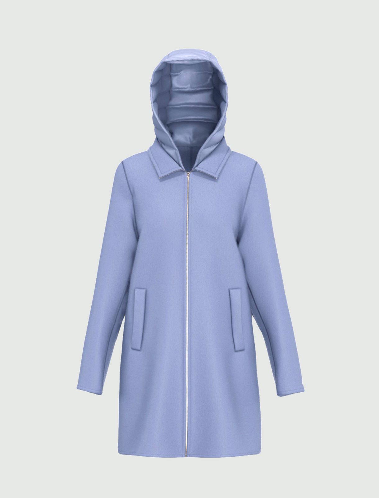 Double-sided fabric coat - HYDRANGEA - Emme - 6