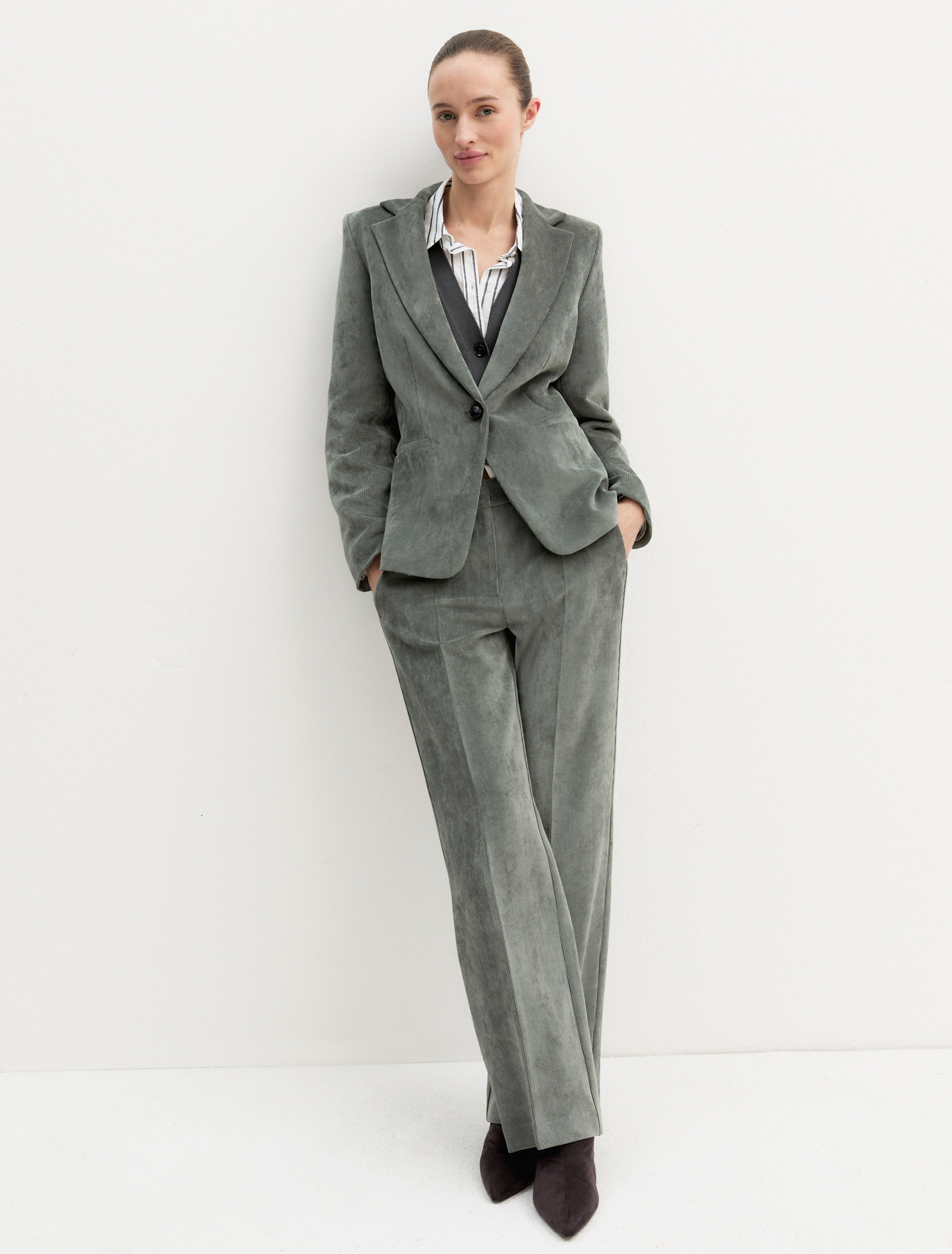 Blazer de terciopelo - SOTOBOSQUE - Emme - 3