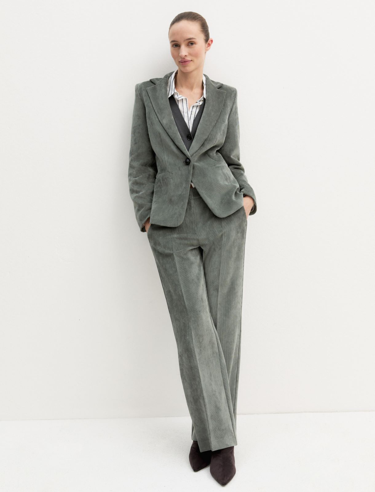 Blazer de terciopelo - SOTOBOSQUE - Emme - 3