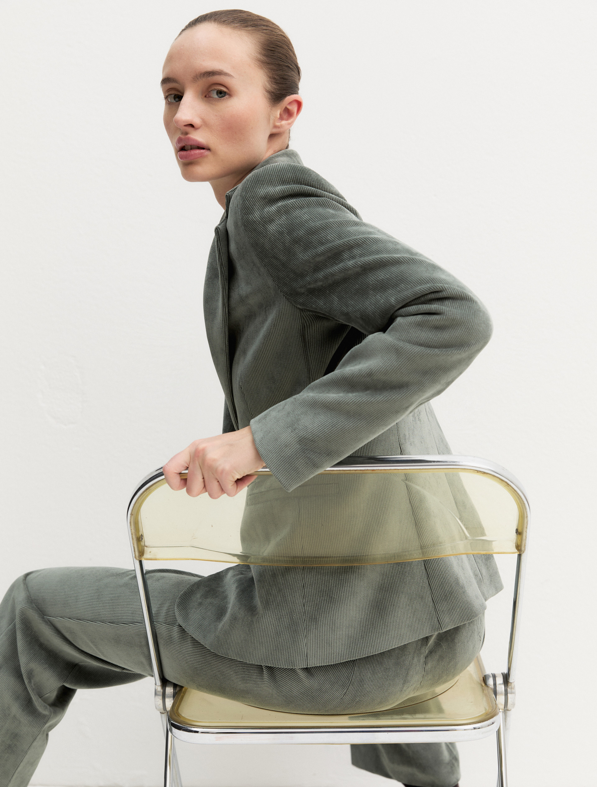 Blazer de terciopelo - SOTOBOSQUE - Emme - 4