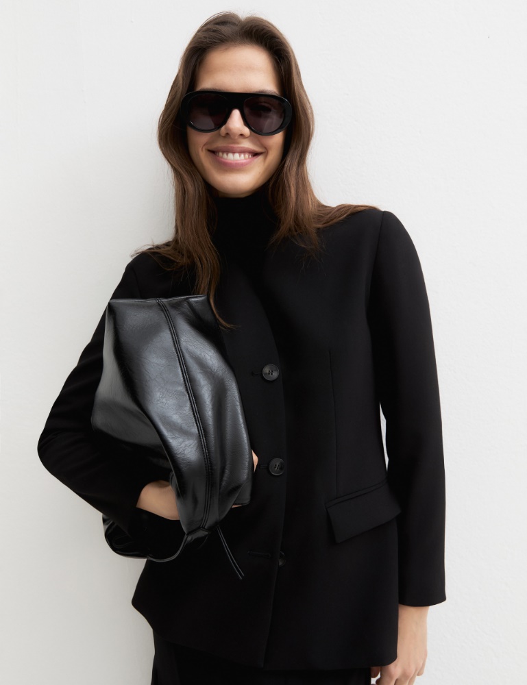 Slim-fit single-breasted blazer - Emme