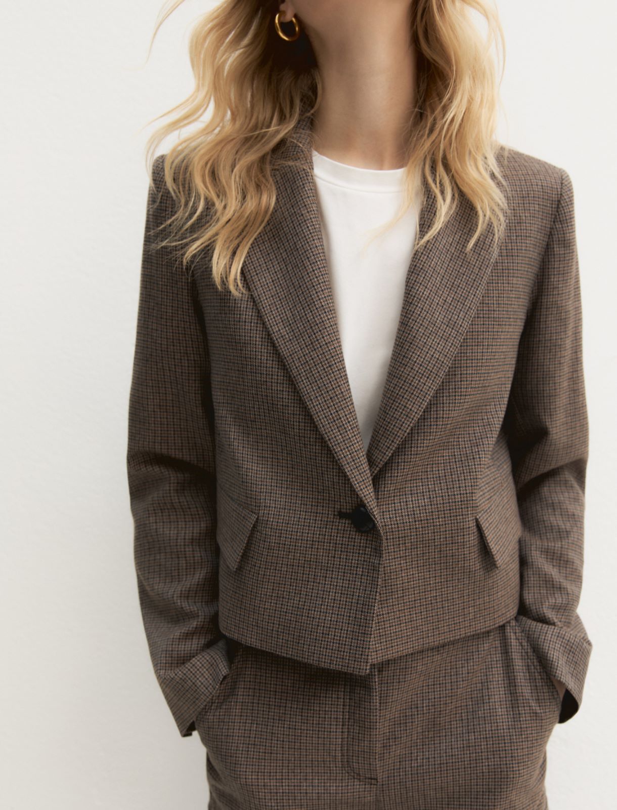 Giacca crop - BEIGE - Emme - 5