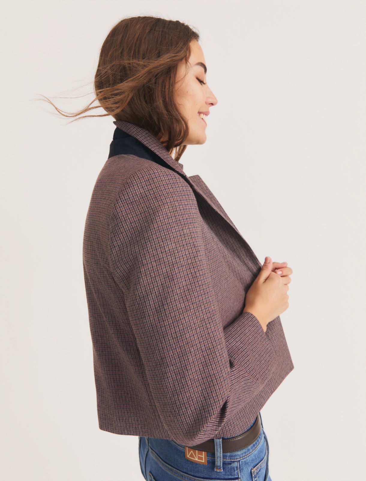 Cropped jacket - CARDINAL - Emme - 3