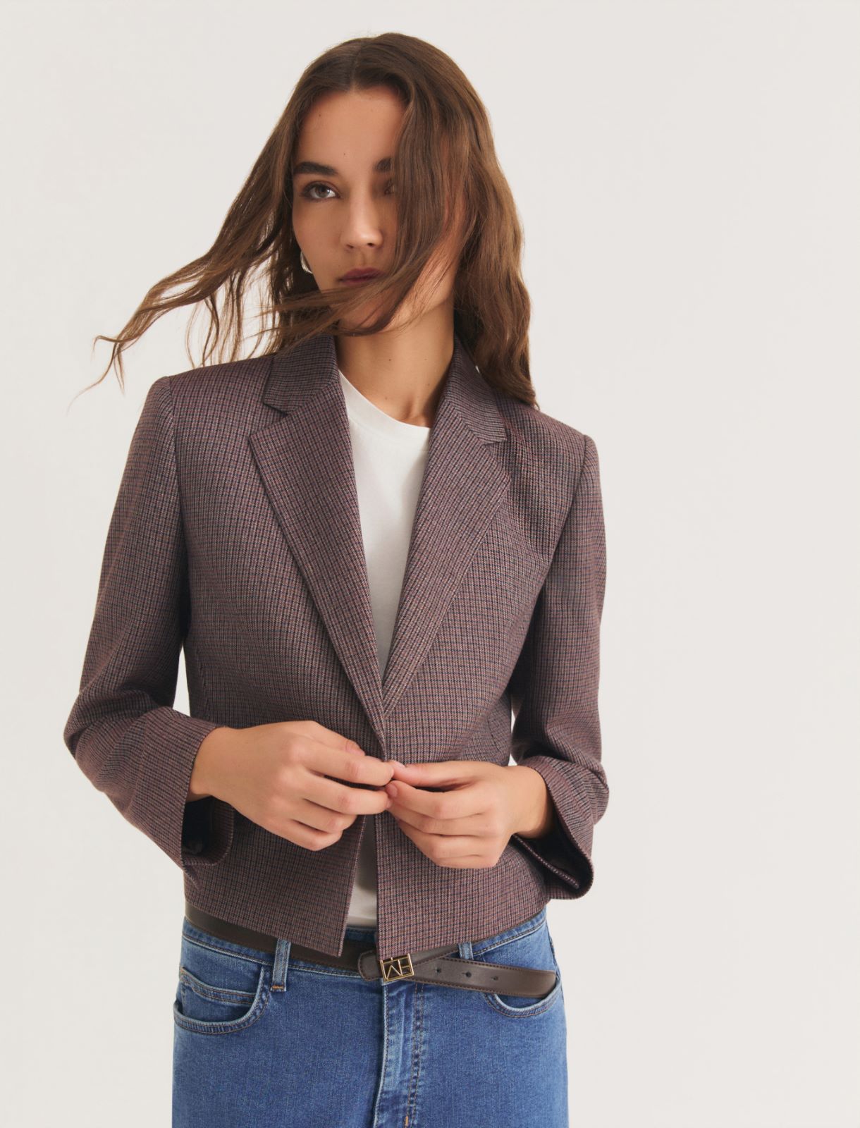Cropped jacket - CARDINAL - Emme - 5