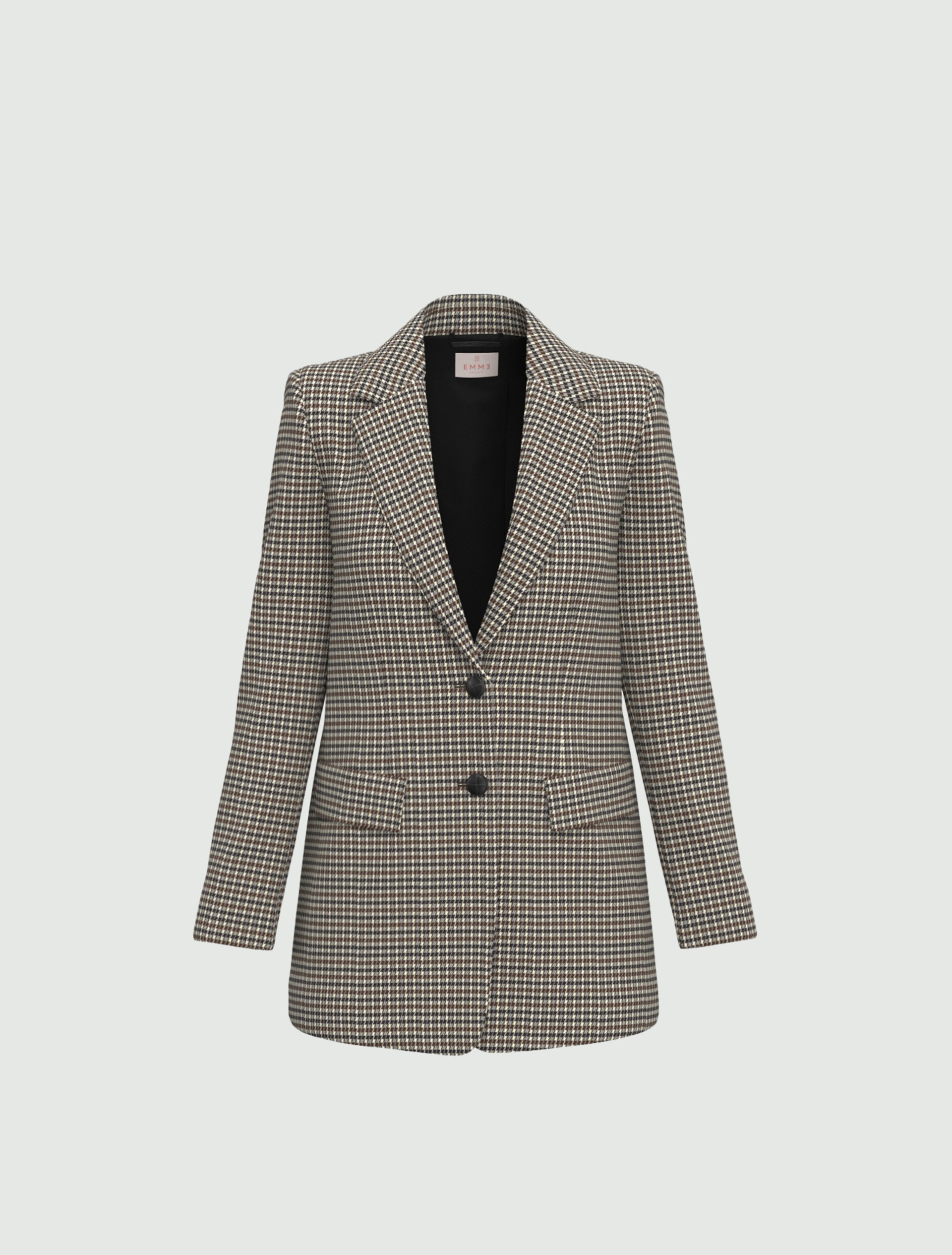 Blazer dritto in tessuto stretch - BIANCO LANA - Emme - 6