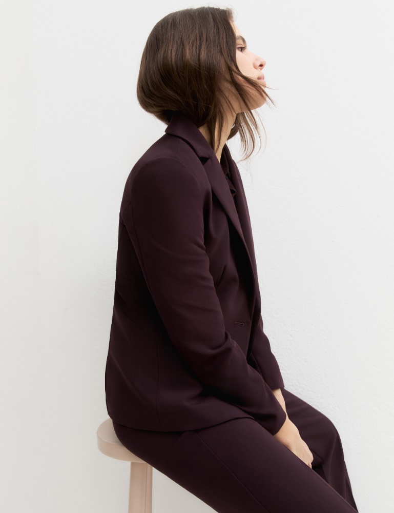 Single-breasted stretch blazer - Emme