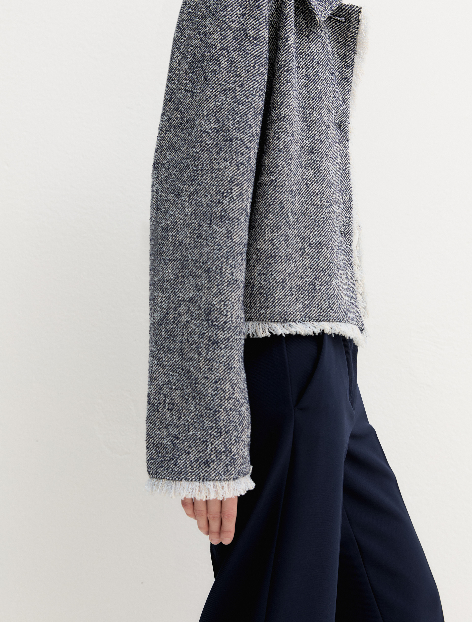 Giacca in stuoia stretch - NAVY - Emme - 8