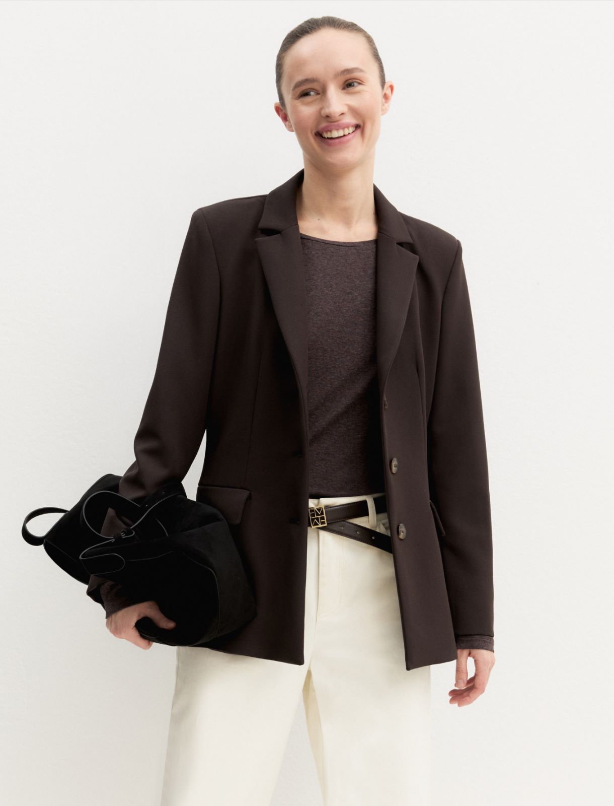 Blazer stretch - TESTA DI MORO - Emme