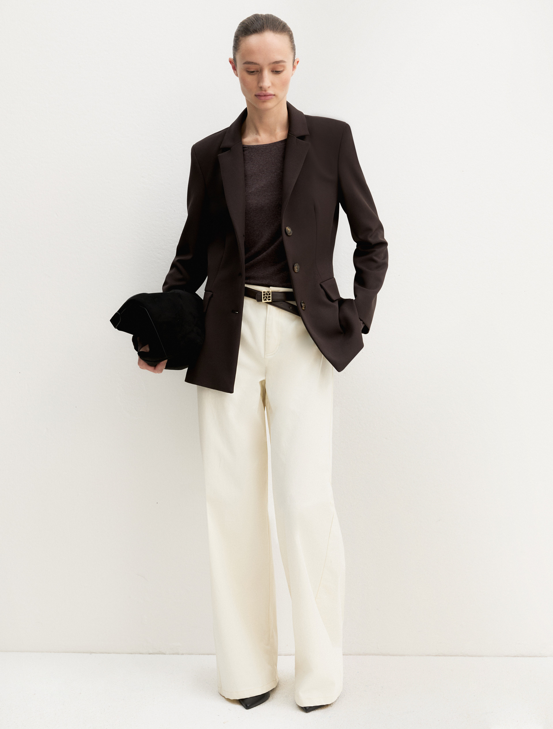 Blazer stretch - TESTA DI MORO - Emme - 2