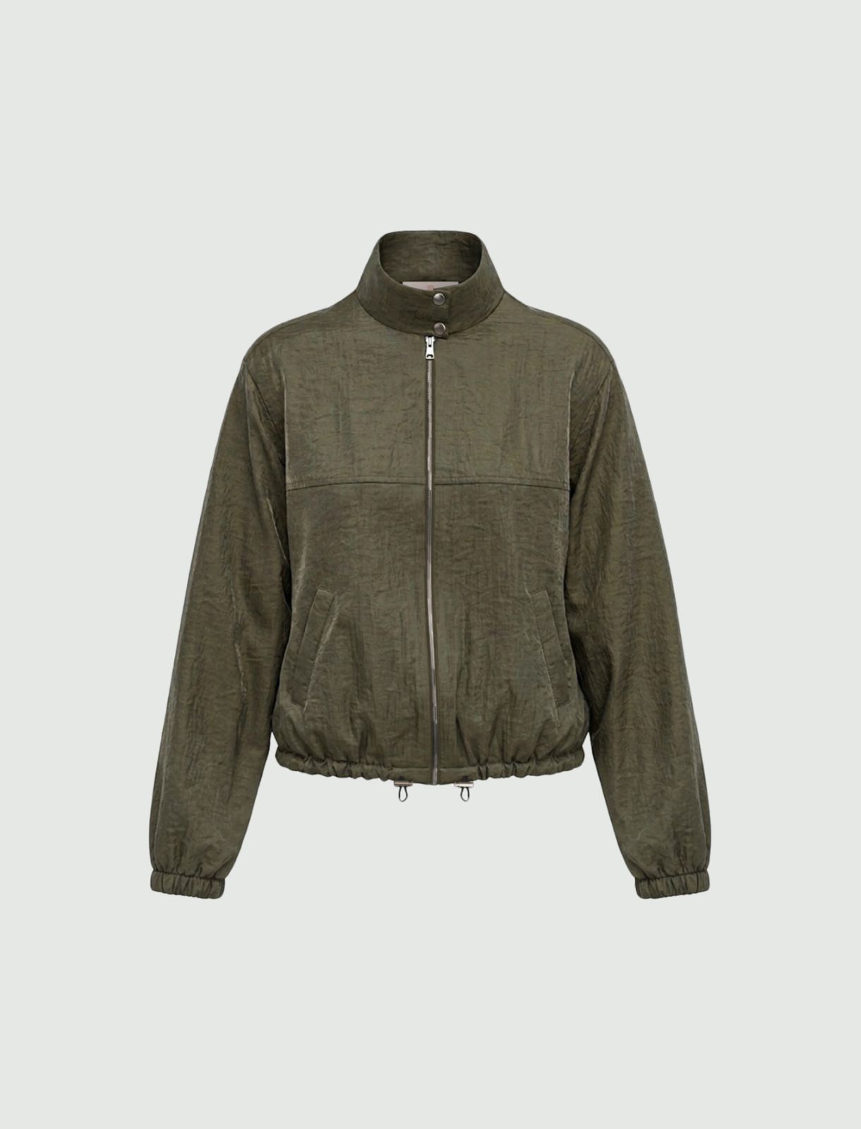 Fluid bomber jacket - KAKI - Emme - 6