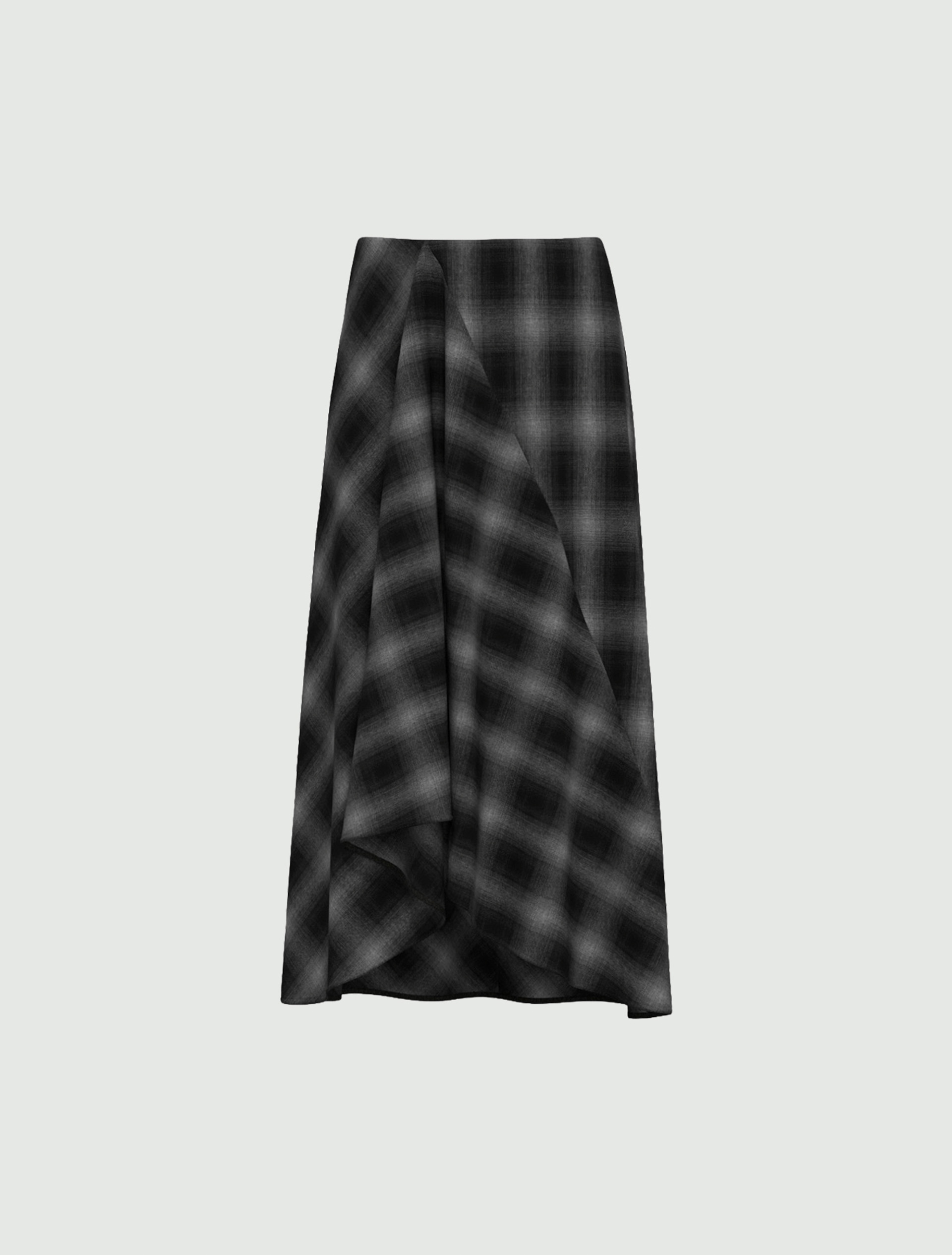 Flannel skirt - MEDIUM GREY - Emme - 6