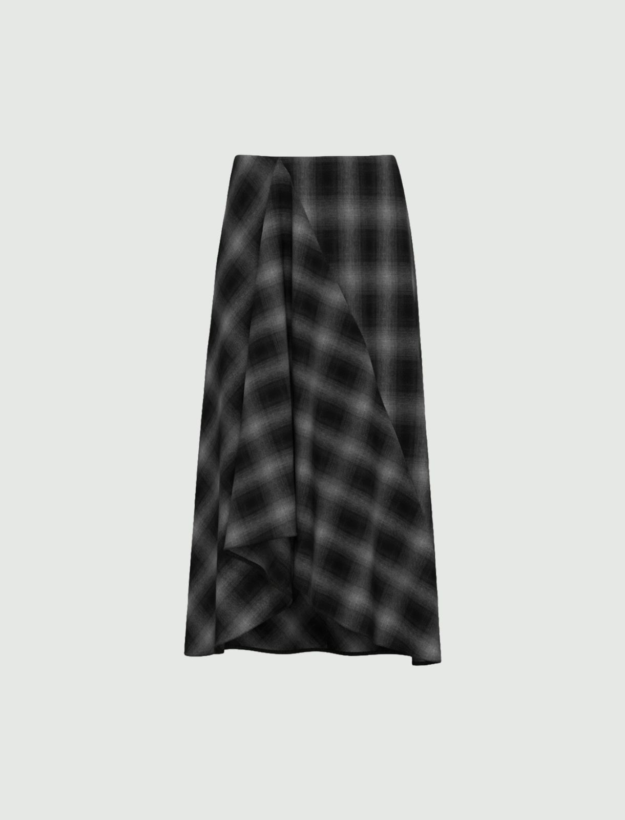 Flannel skirt - MEDIUM GREY - Emme - 6