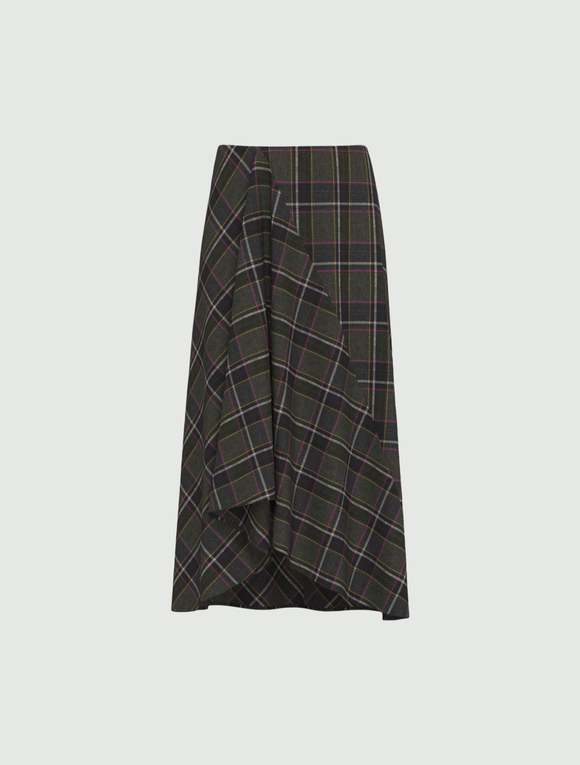 Flannel skirt - DARK GREY - Emme - 6