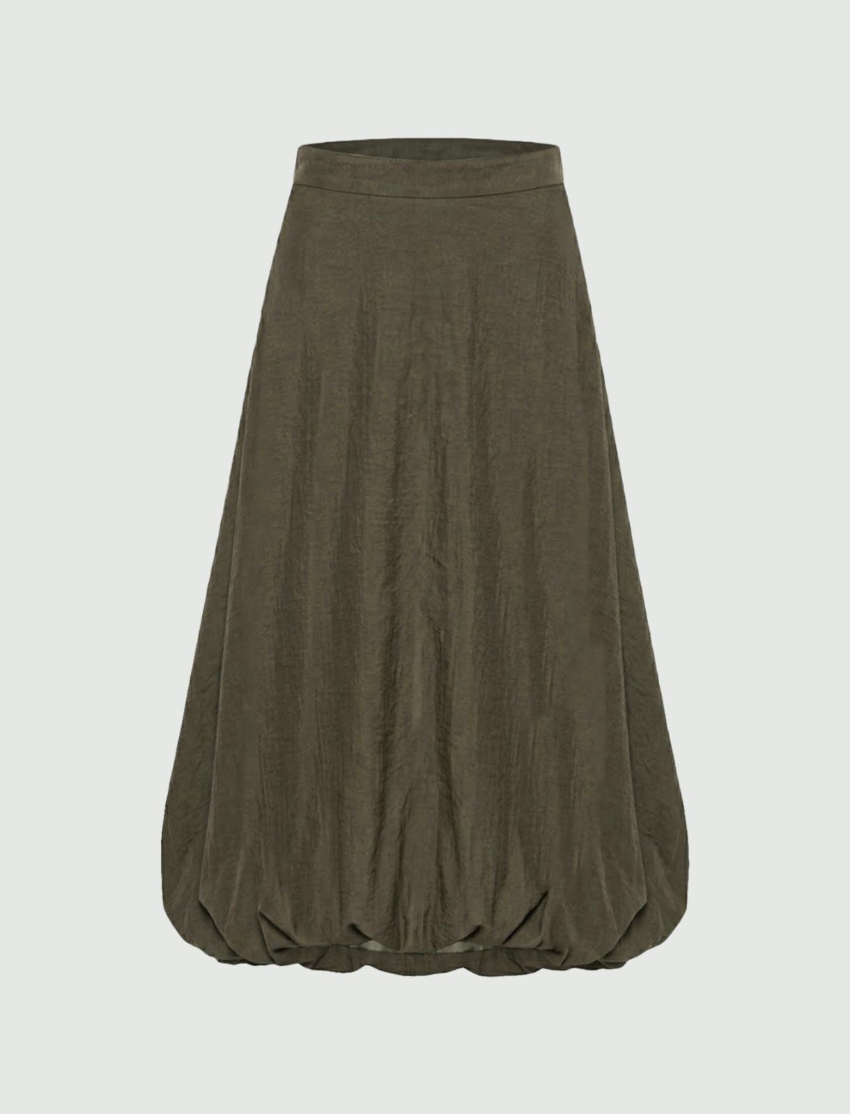 Balloon midi skirt - KAKI - Emme - 6