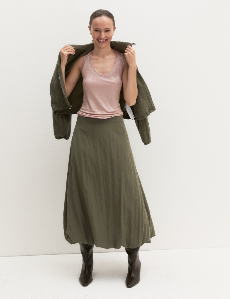 Balloon midi skirt - Emme - 2