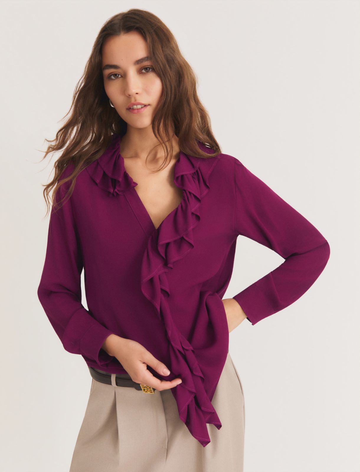 Camicia con rouche - CARDINALE - Emme - 3