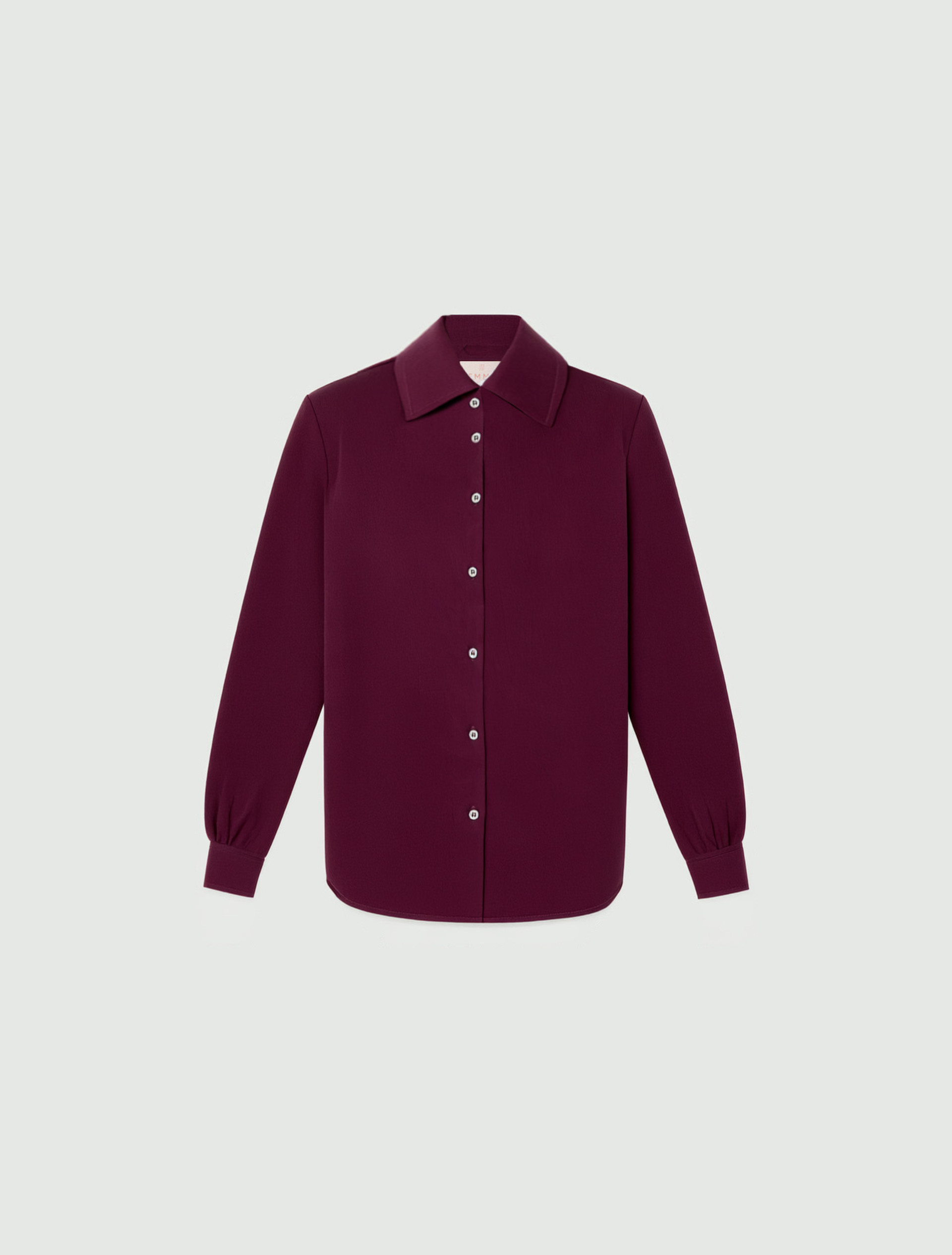 Camisa de satén amartillado crinckle - VIOLETA - Emme - 6