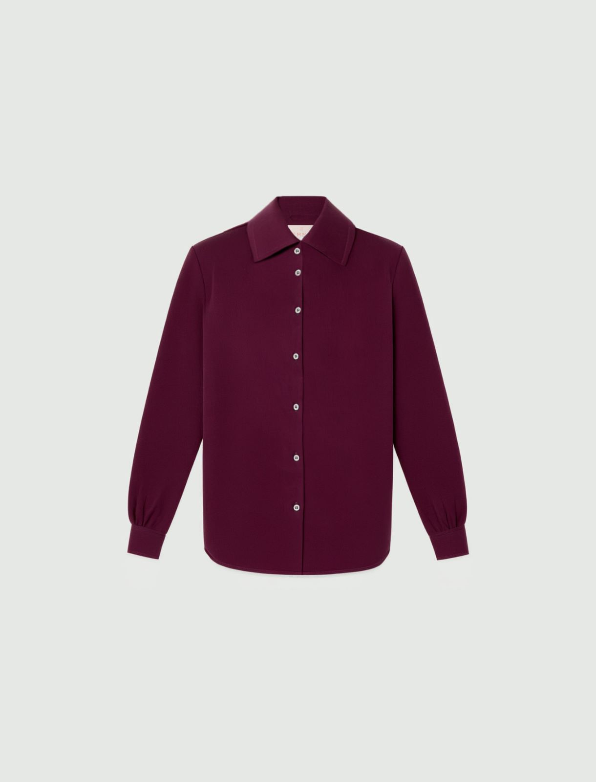Camisa de satén amartillado crinckle - VIOLETA - Emme - 6