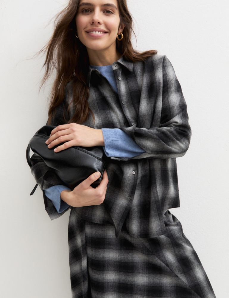 Stretch flannel shirt - Emme
