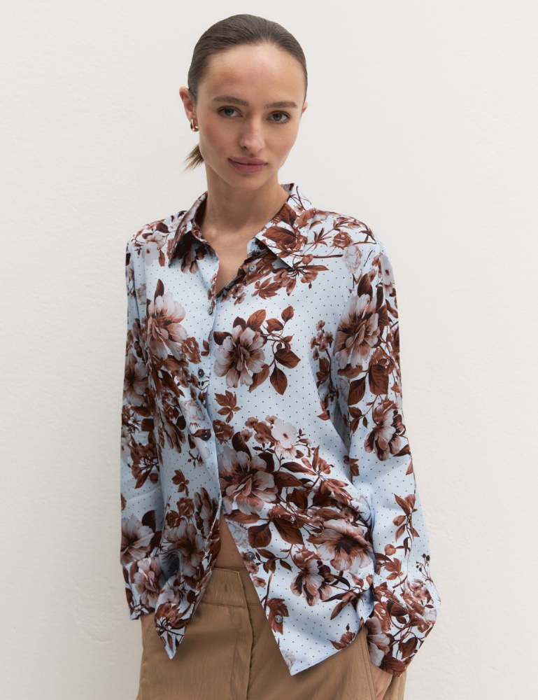 Viscose satin shirt - Emme
