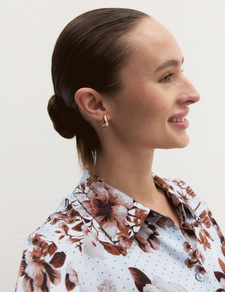 Viscose satin shirt - Emme - 7