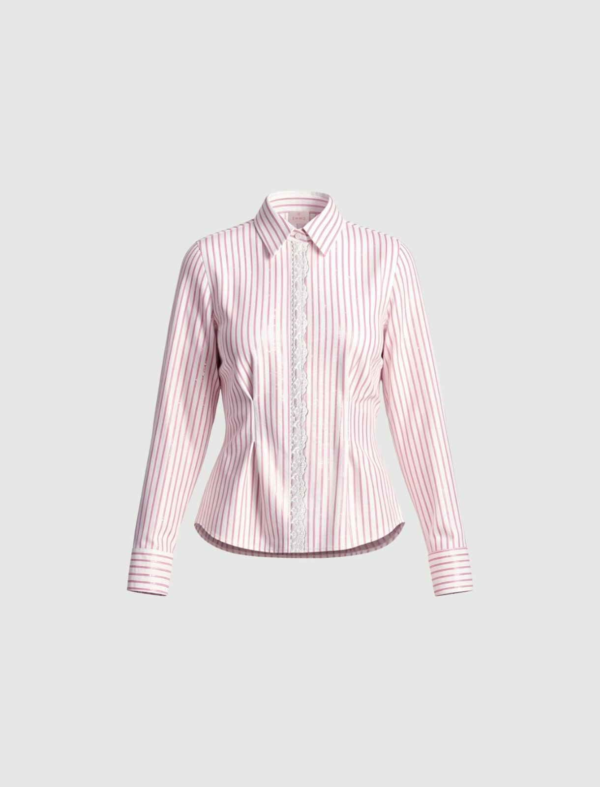 Darted poplin shirt - PINK - Emme - 6