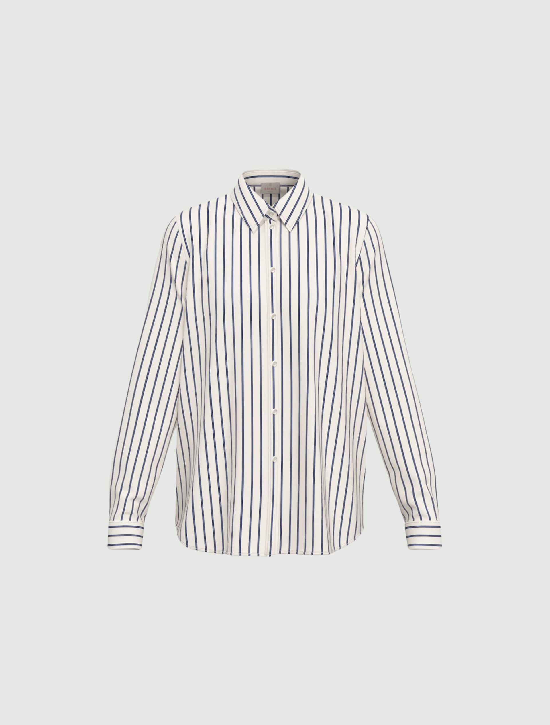 Camisa de manga larga de mezcla de algodón - BLANCO LANA - Emme - 6