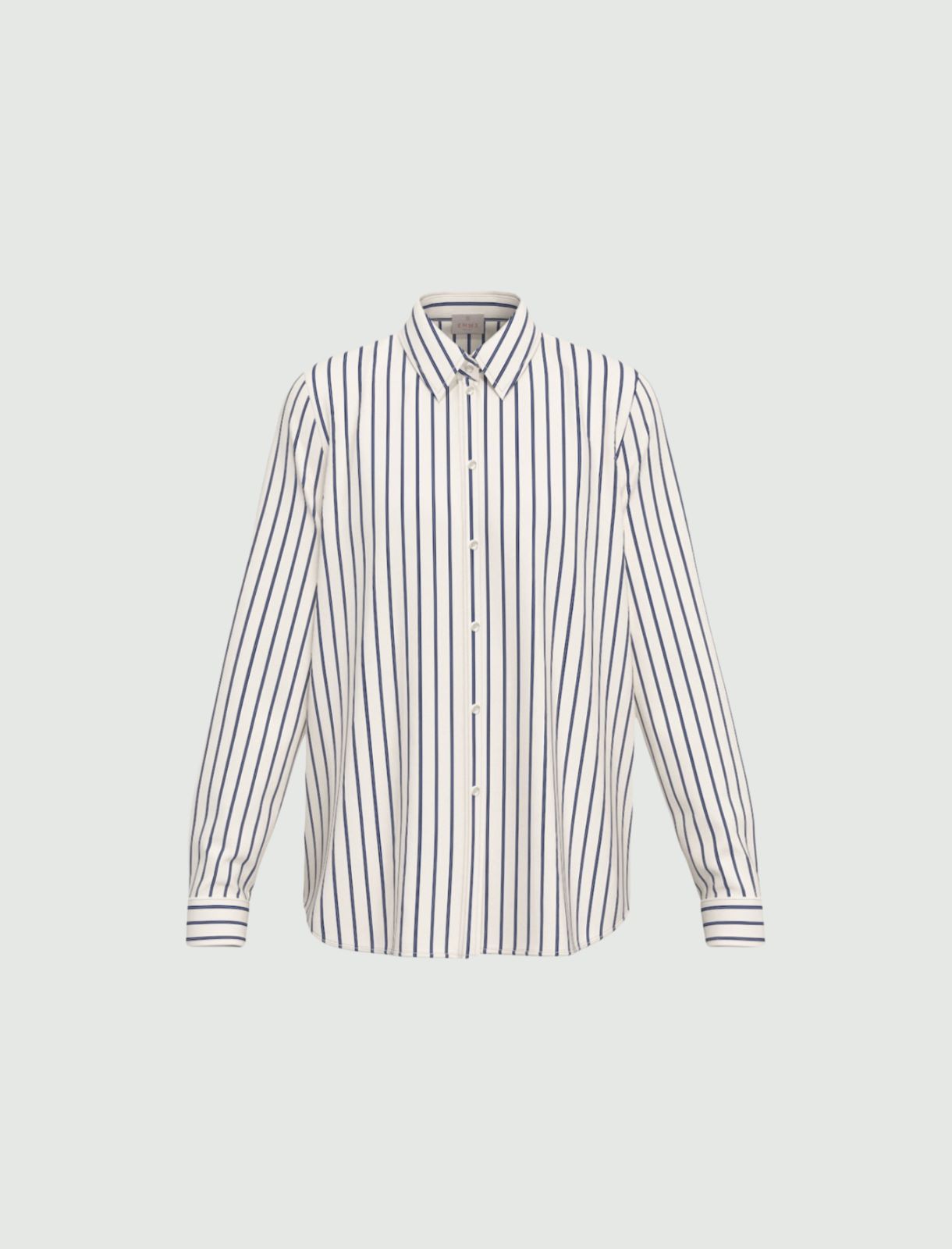Camisa de manga larga de mezcla de algodón - BLANCO LANA - Emme - 6