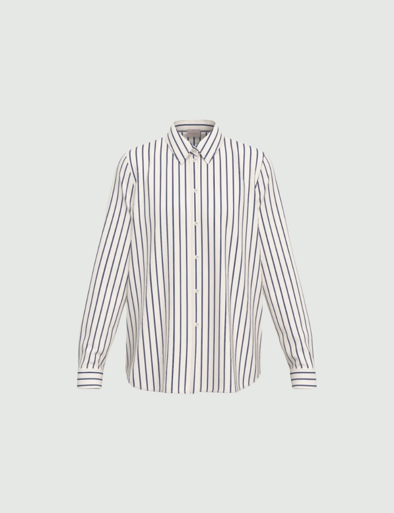 Camisa de manga larga de mezcla de algodón - Emme - 4