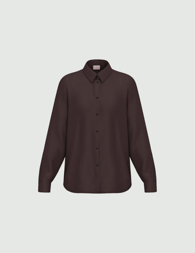 Camisa de satén elástico - Emme - 4