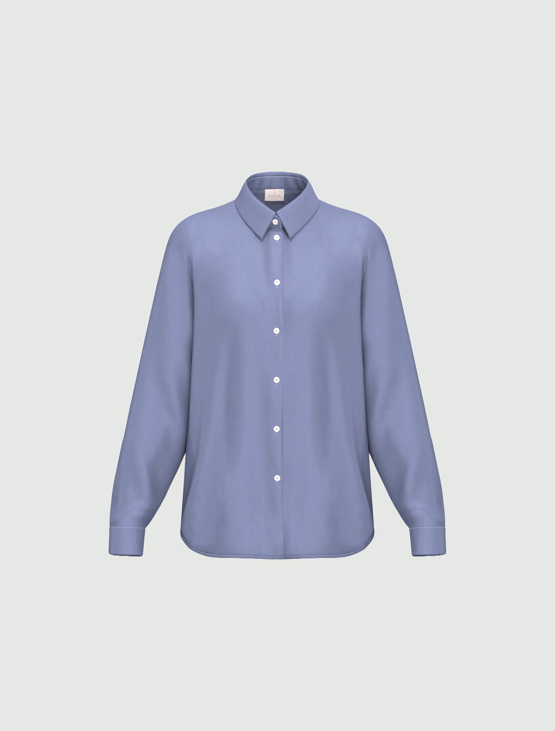 Camisa de satén elástico - HORTENSIA - Emme - 6