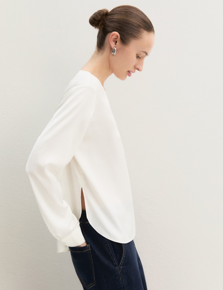 Blusa in raso stretch - Emme