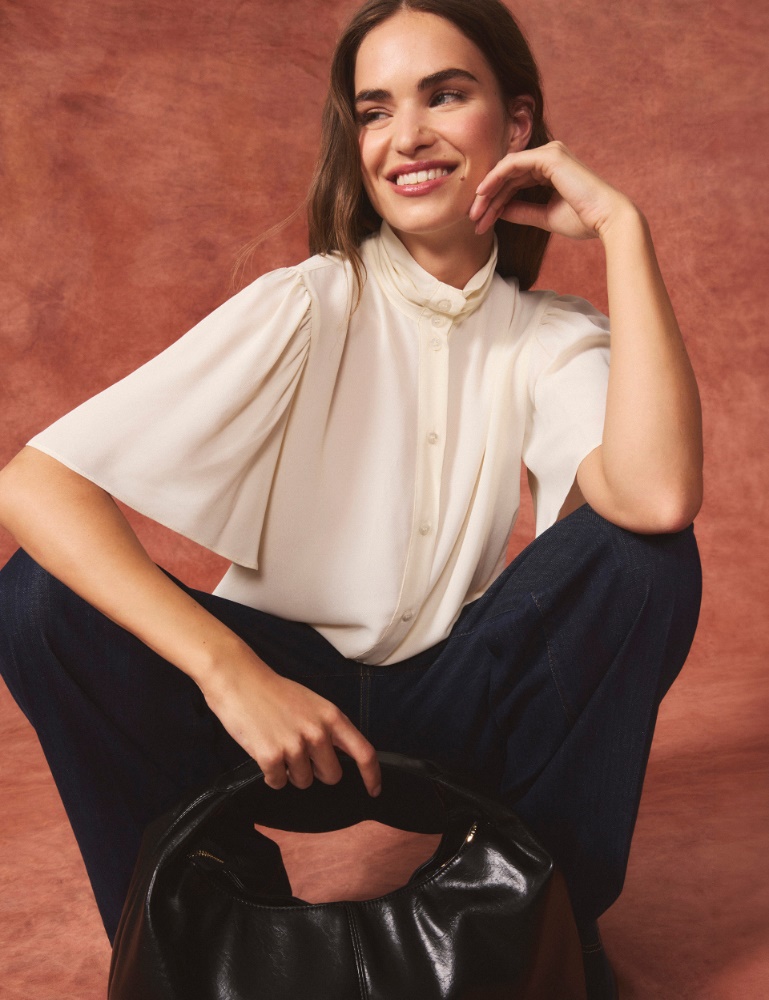Petal-Sleeve Shirt - Emme - 3