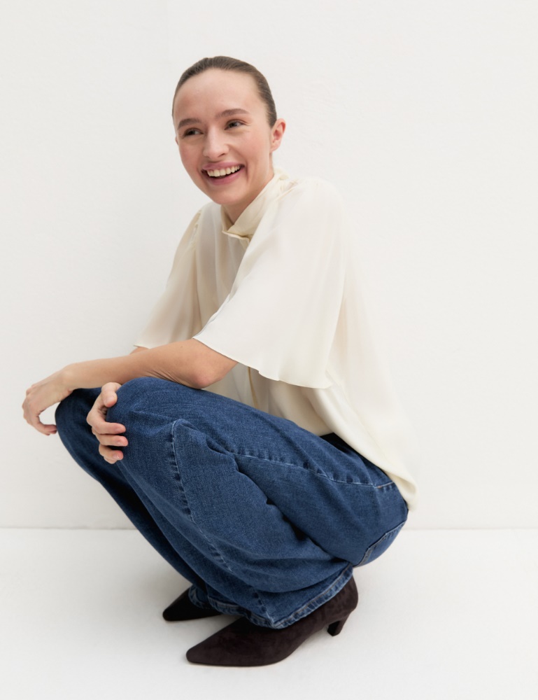 Petal-Sleeve Shirt - Emme