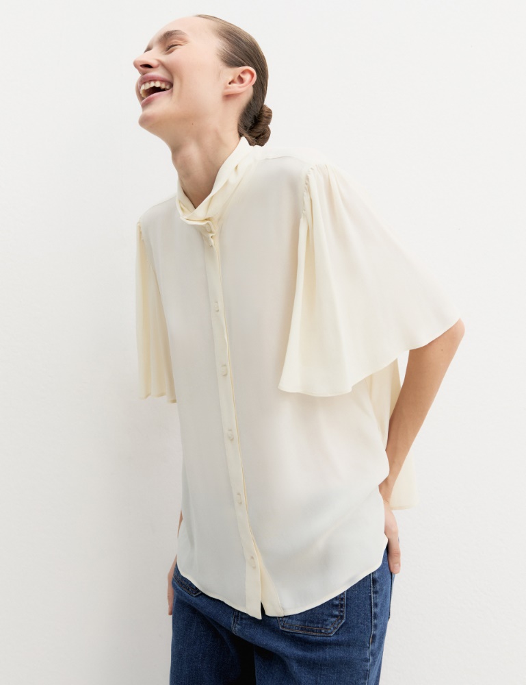 Petal-Sleeve Shirt - Emme - 6