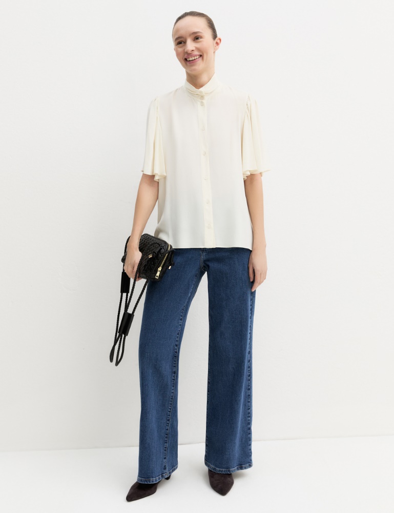 Petal-Sleeve Shirt - Emme - 2