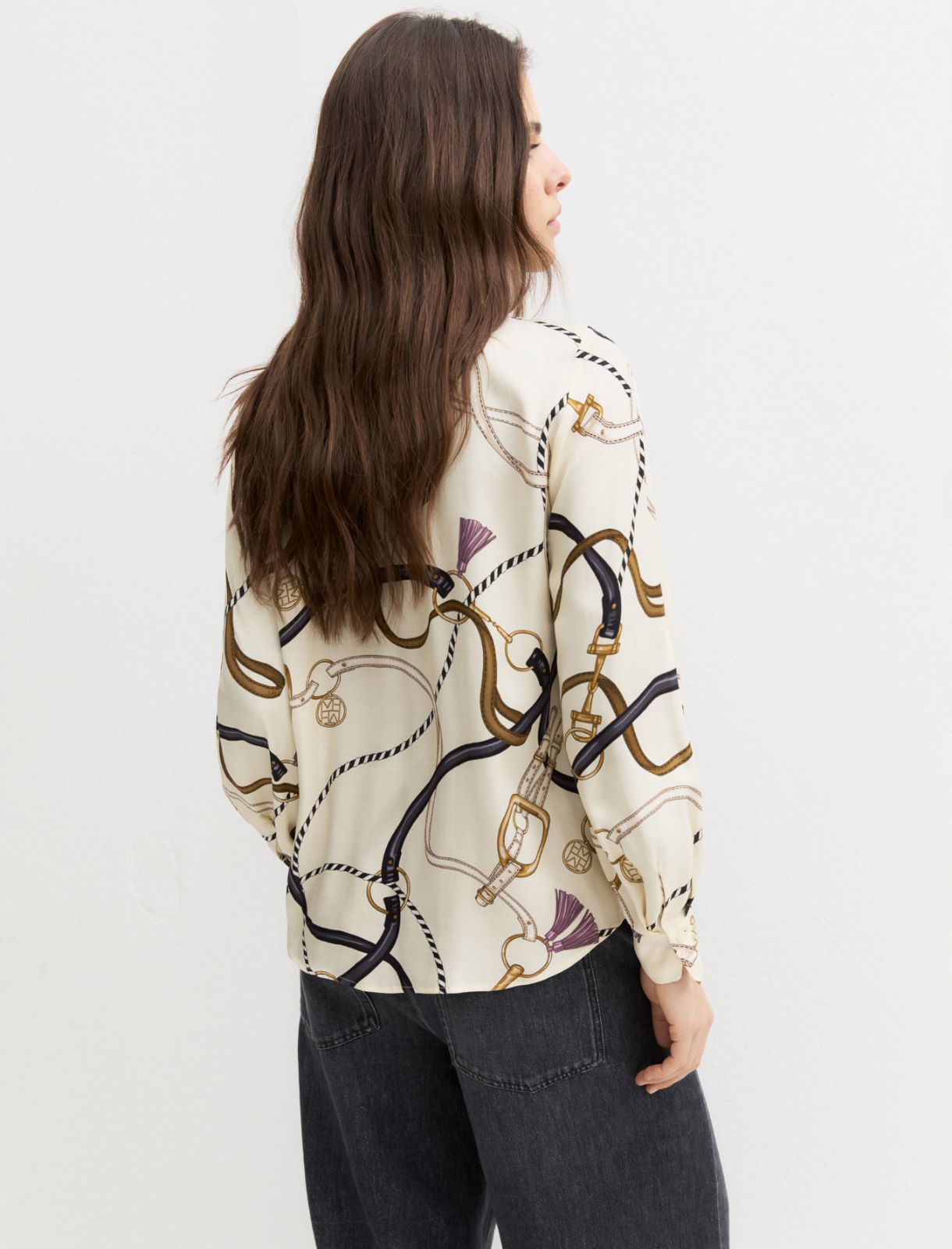 Viscose twill shirt - CREAM - Emme - 2