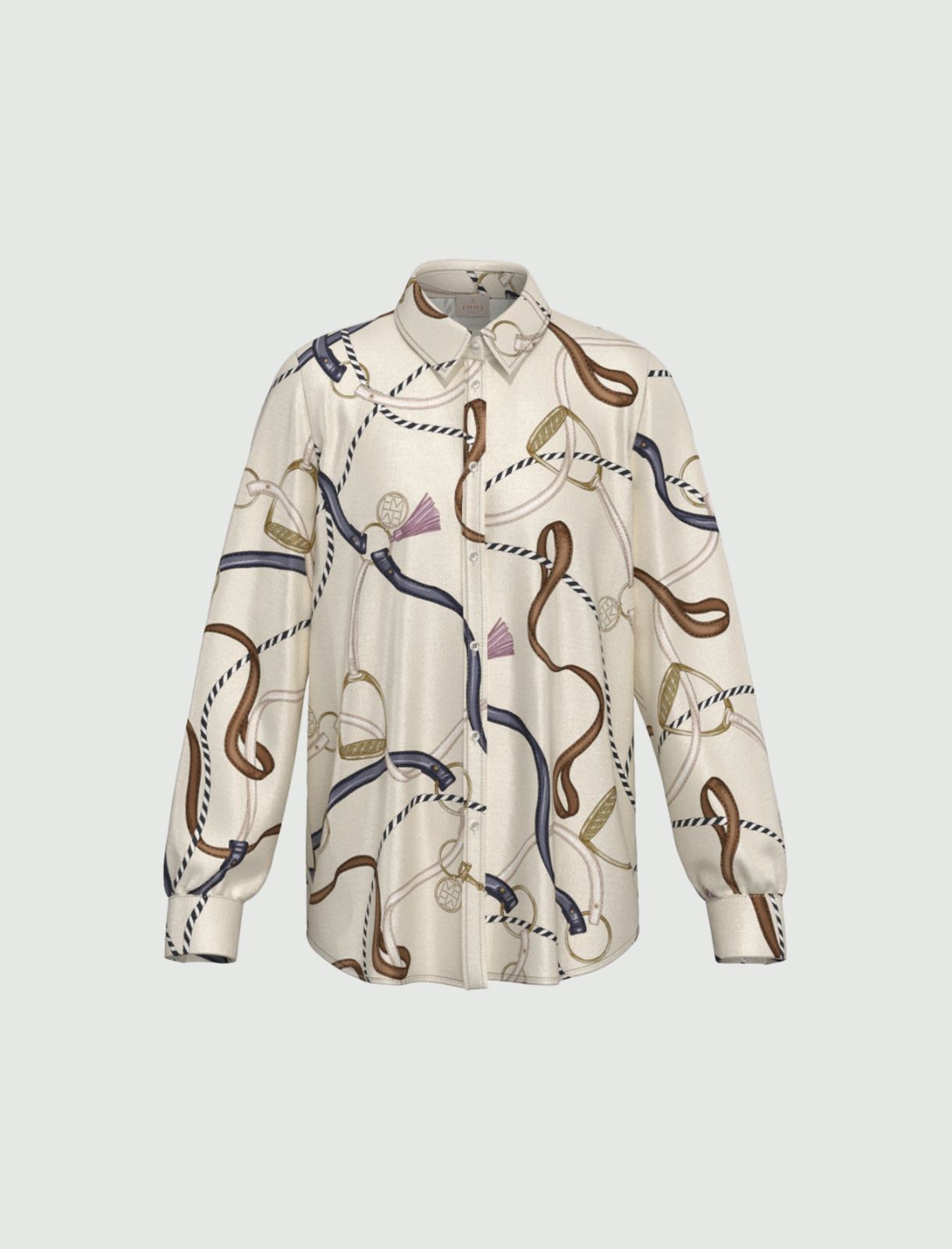 Viscose twill shirt - CREAM - Emme - 6