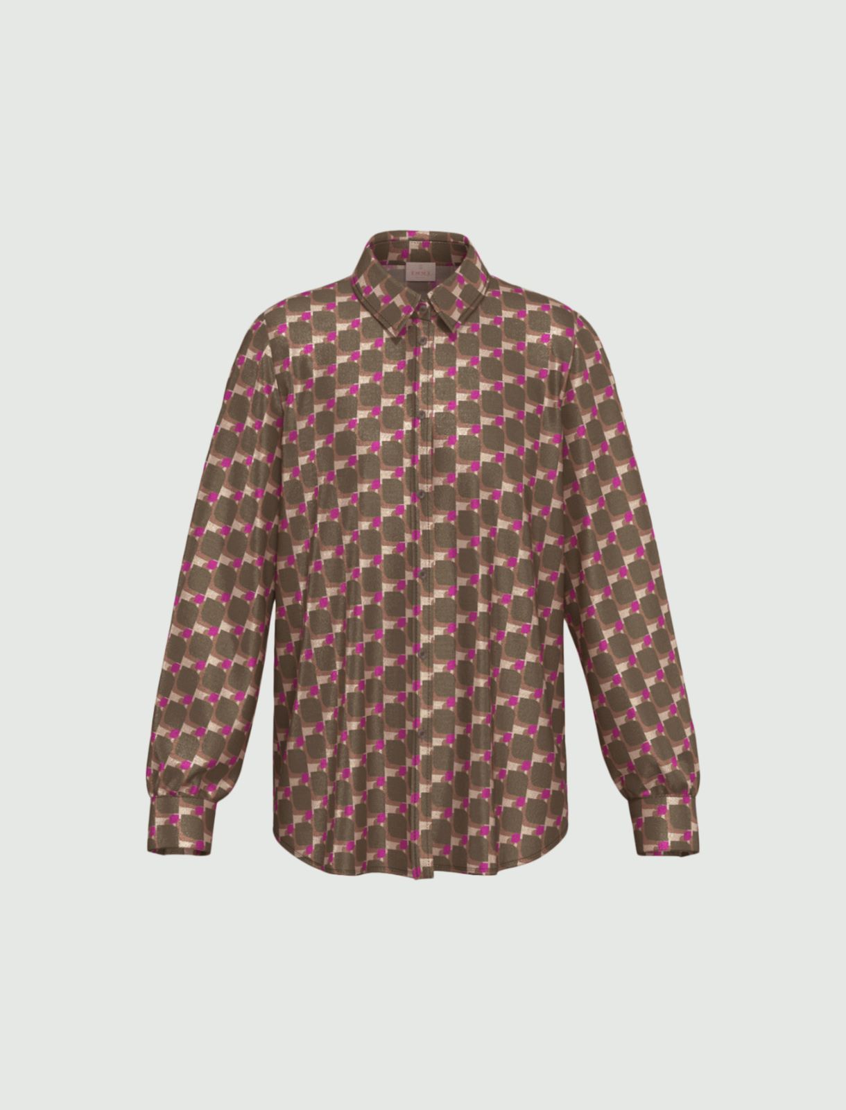 Viscose twill shirt - OLIVE - Emme - 6