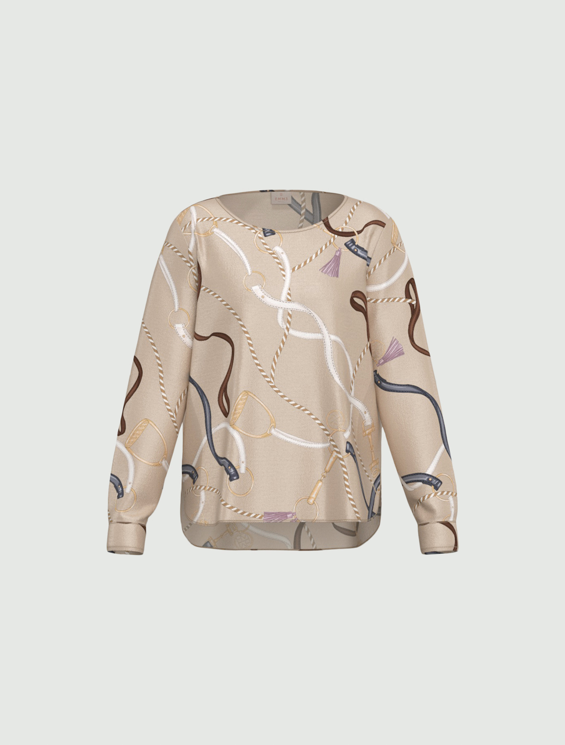 Viscose twill blouse - ECRU - Emme - 6