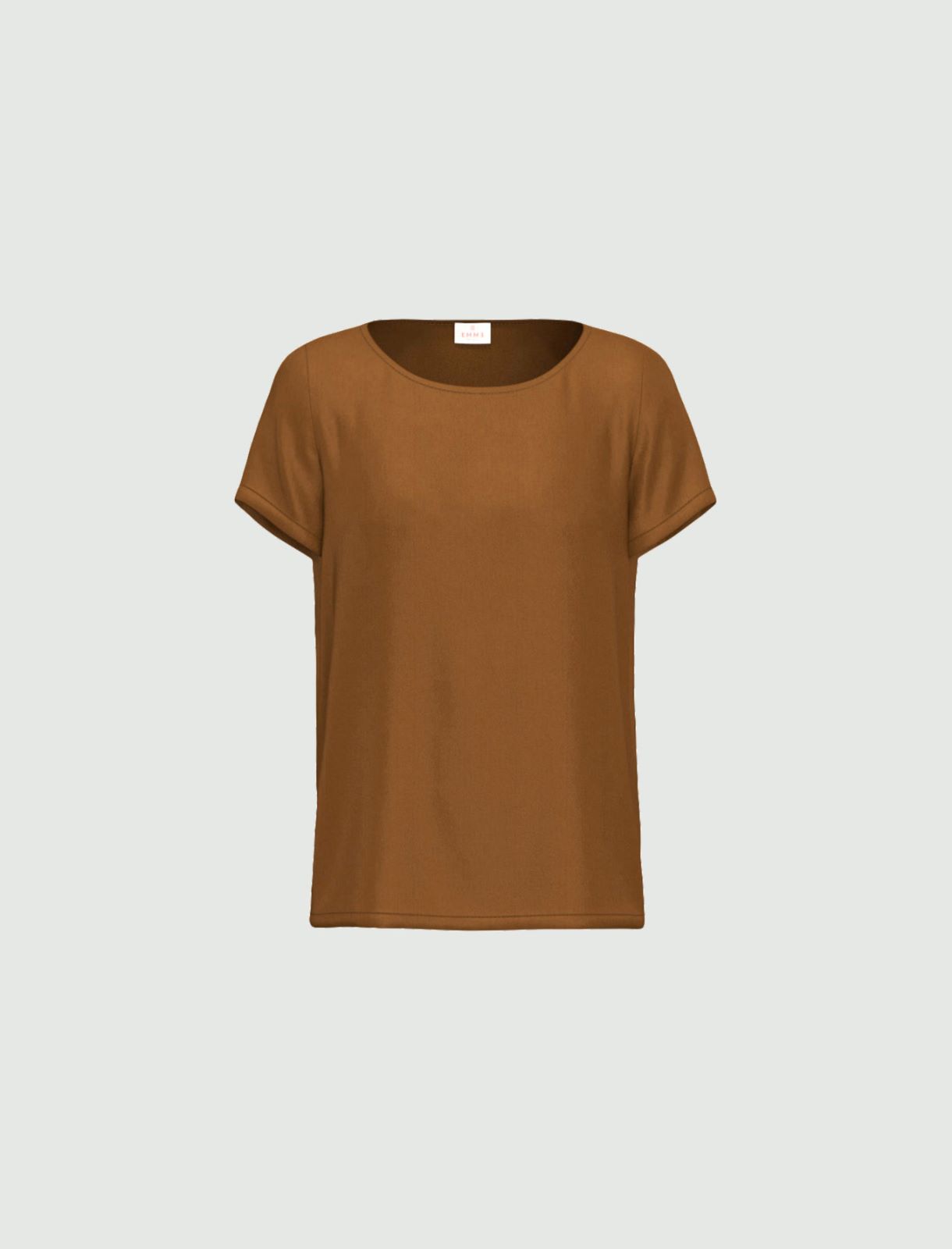 Blusa a maniche corte in raso leggero - OCRA - Emme - 6