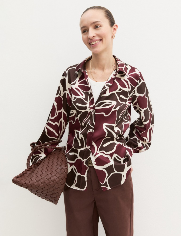 Printed twill shirt - Emme - 5