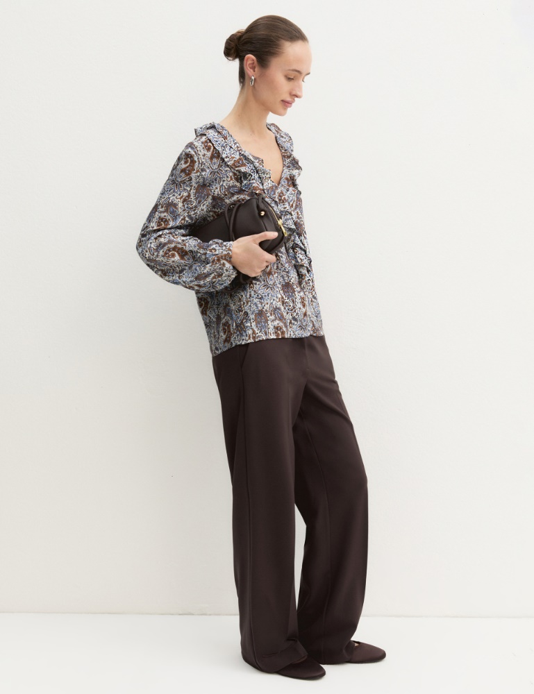 Flounce-detail blouse - Emme - 2