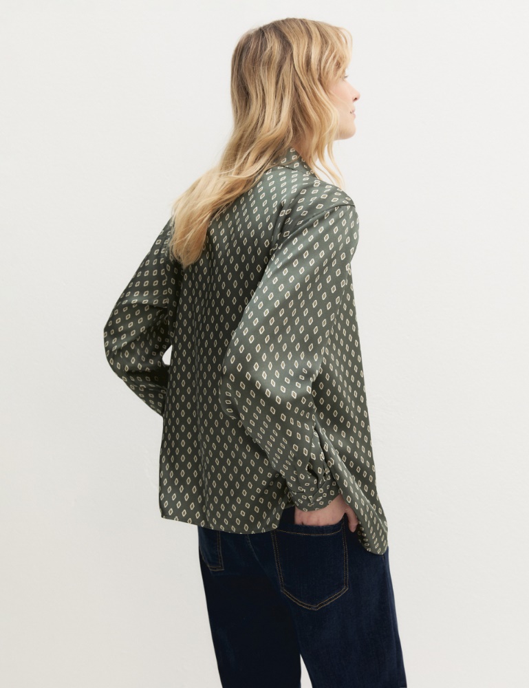 Camisa de sarga estampada - Emme - 3